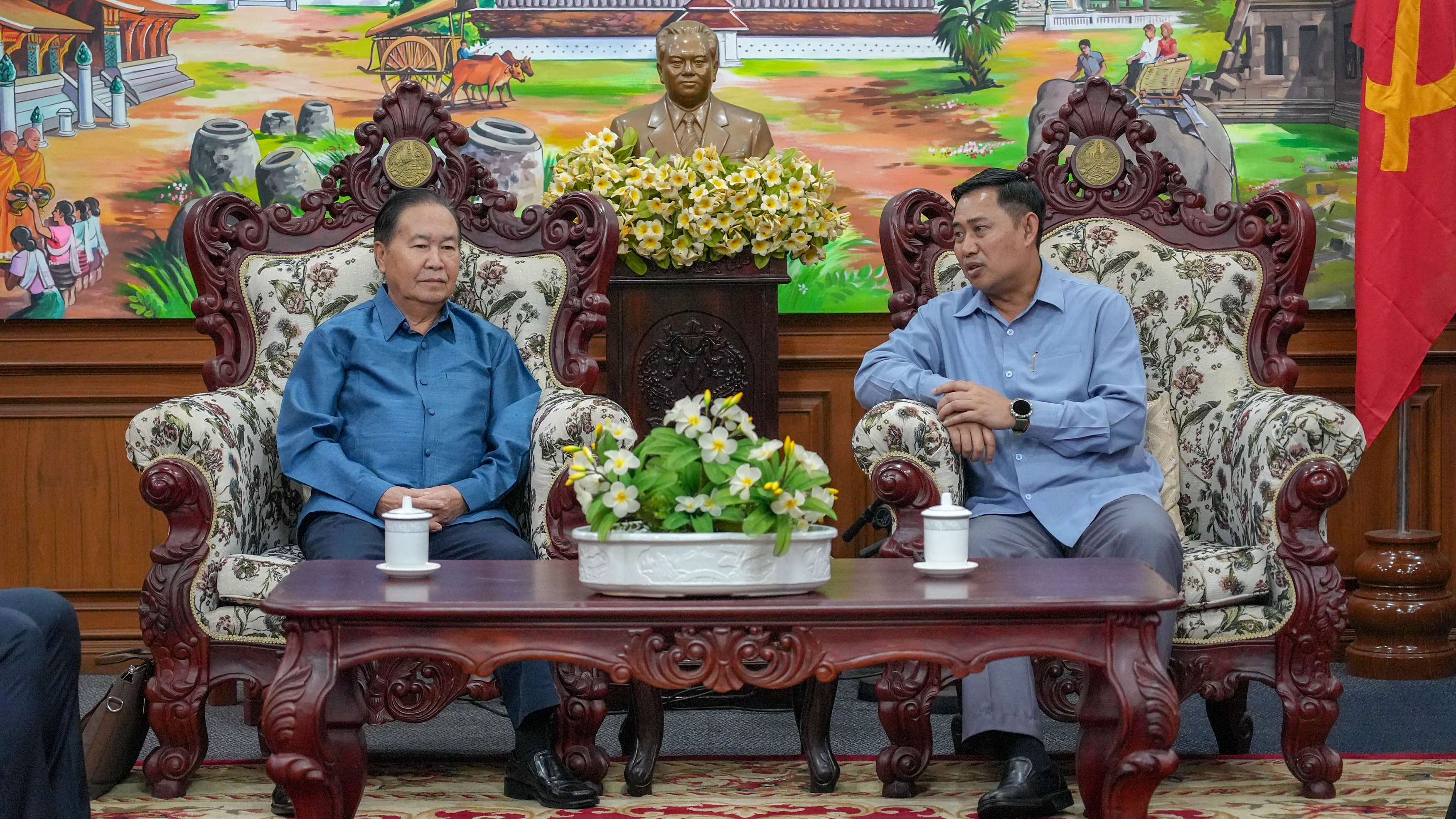 ຮອງປະທານສະພາແຫ່ງຊາດ ເຄື່ອນໄຫວເຮັດວຽກຢູ່ແຂວງຈໍາປາສັກ
